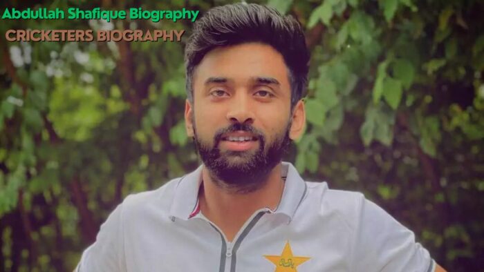 Abdullah Shafique Biography, Family, Early Life, Net Worth