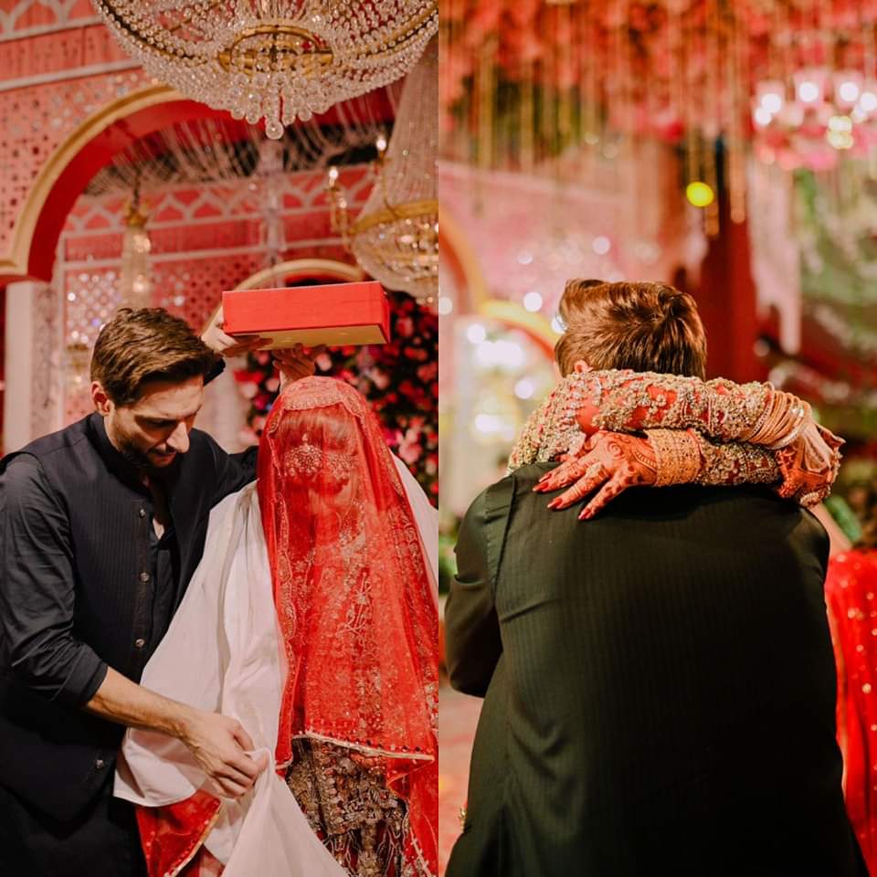 Shahid Afridi Daughter Marriage Photo