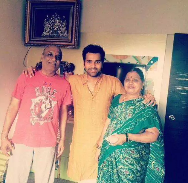 Rohit Father and Mother Photo