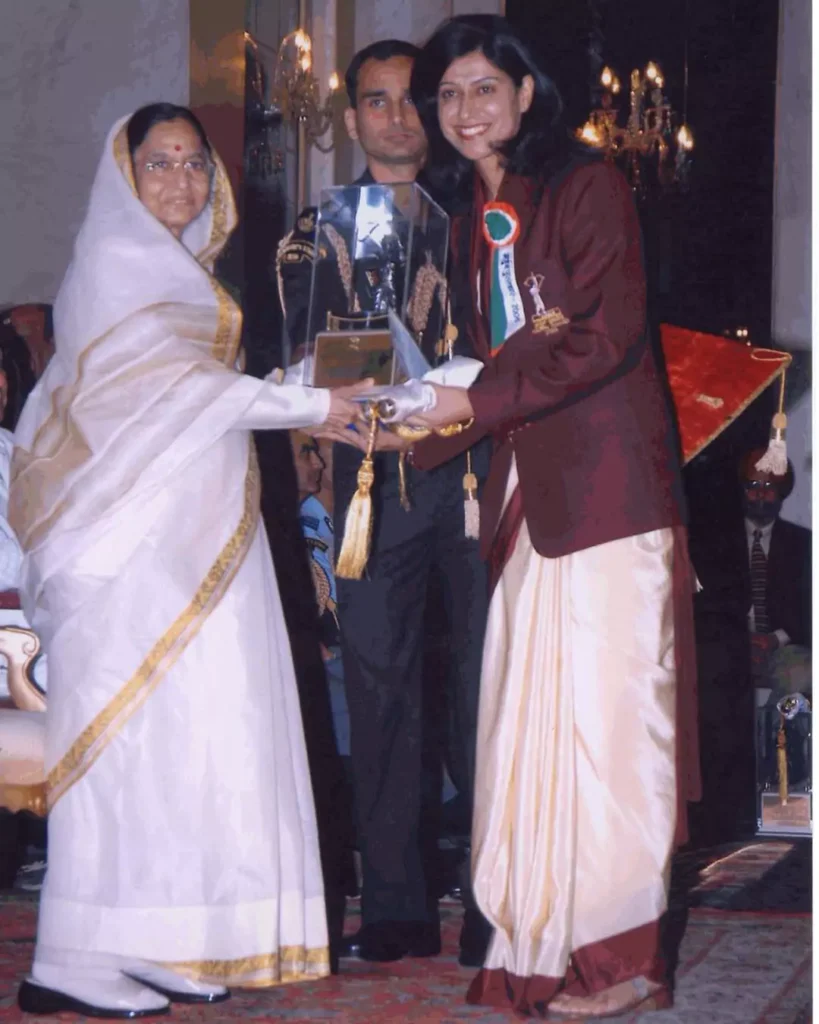 Anjum Chopra Wining Padma Shri