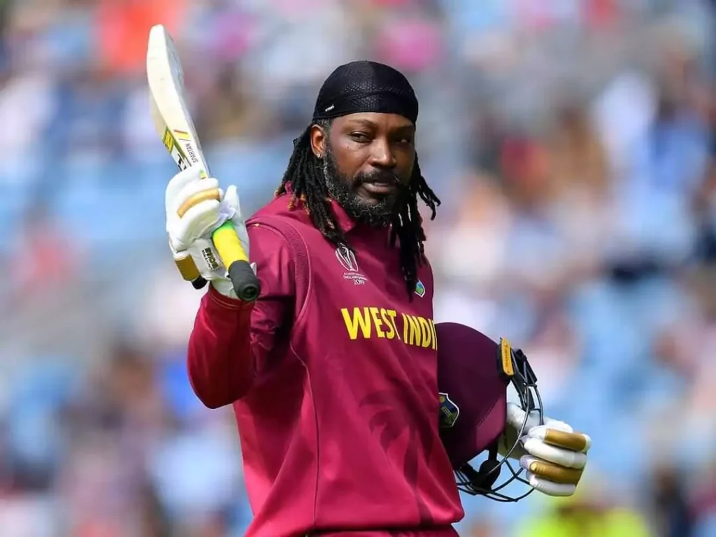 Chris Gayle Six hitter from west indies