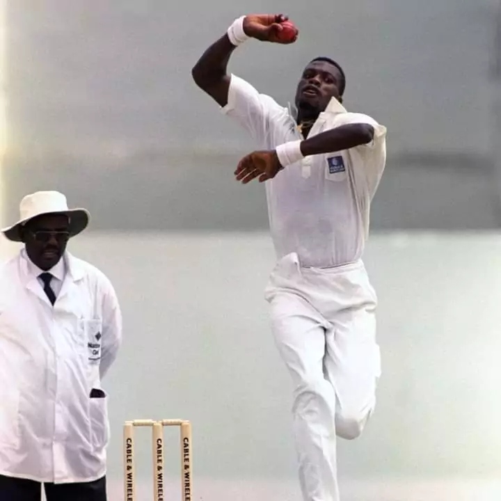 Curtly Ambrose Taller legand from West Indies
